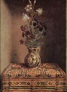 Hans Memling Vase mit Blumen oil painting artist